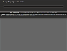 Tablet Screenshot of hospitalpuigcerda.com